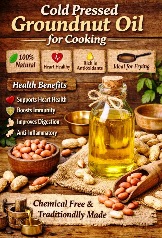 Cold Pressed Groundnut Oil for Cooking: A Complete Guide – Ecovariants