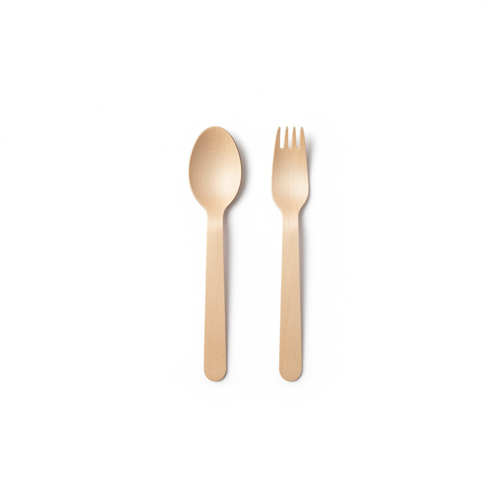 Disposable spoons and forks