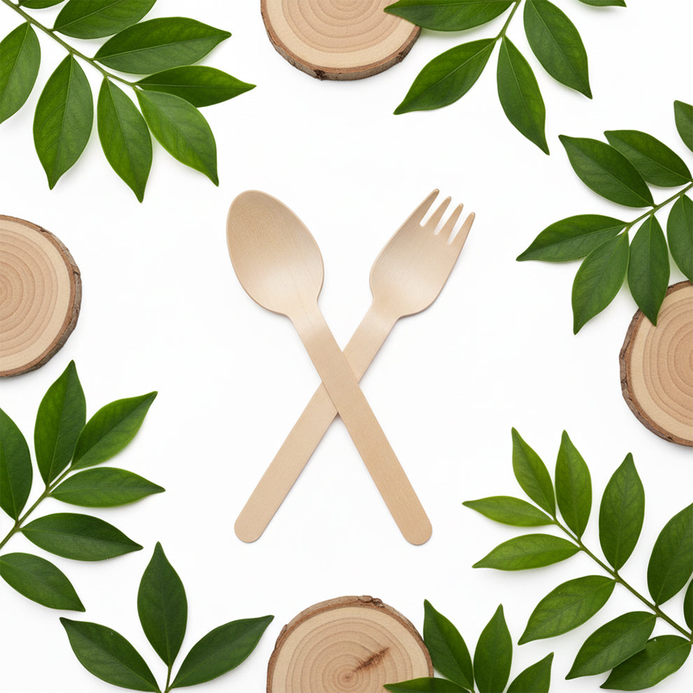 Disposable spoons and forks