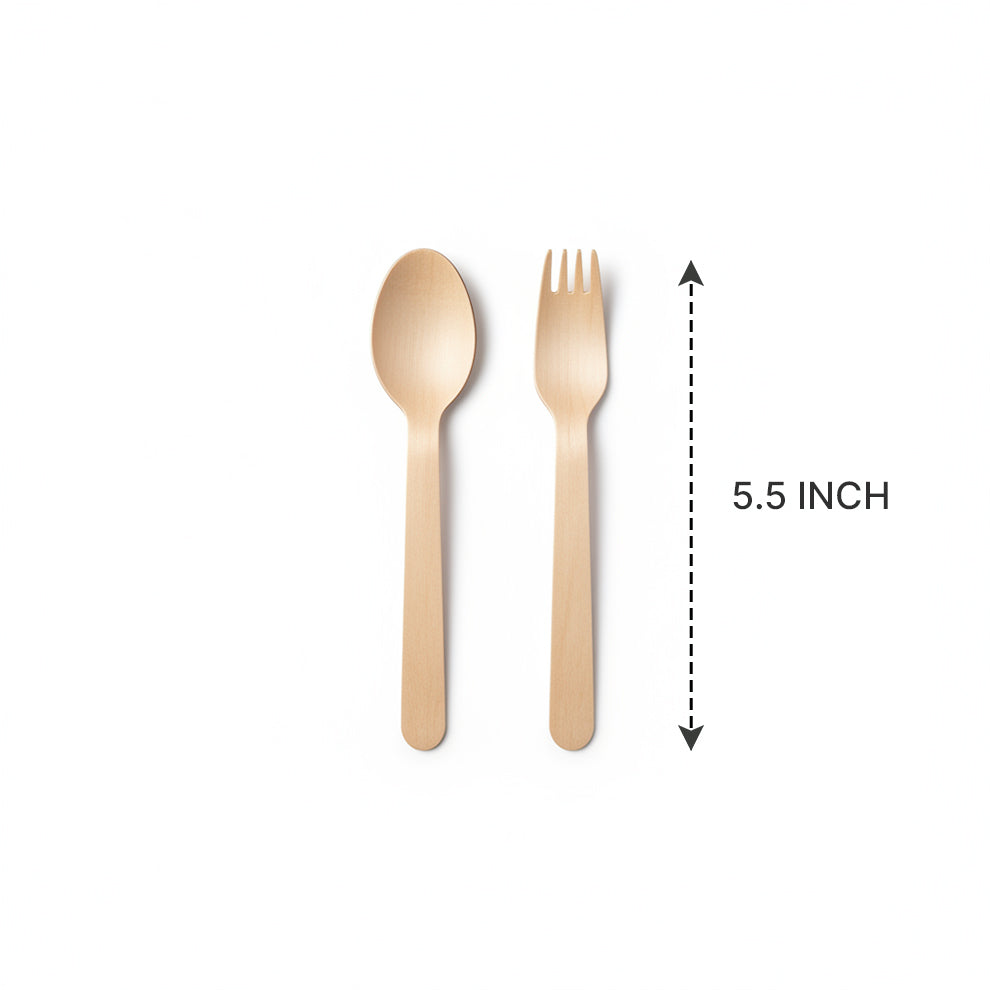 Disposable spoons and forks